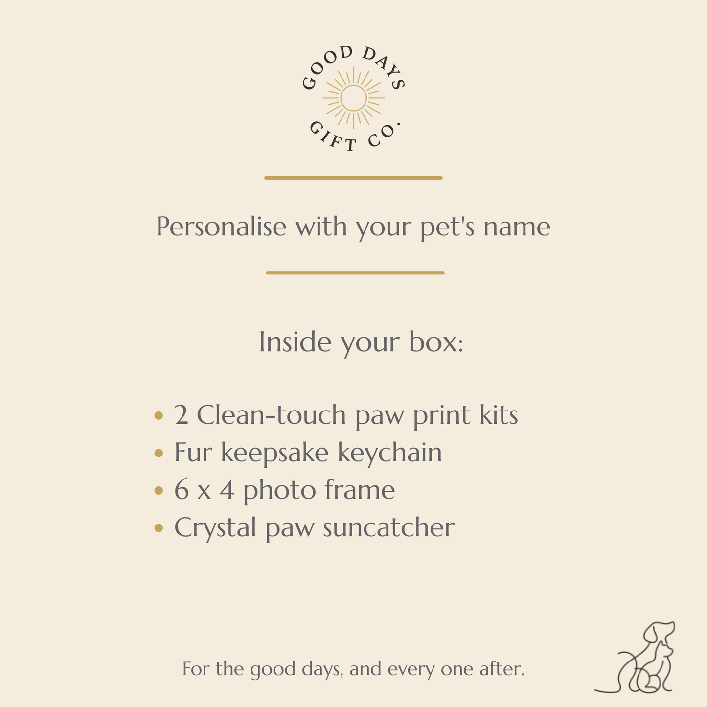 Personalised Pet Memory Box