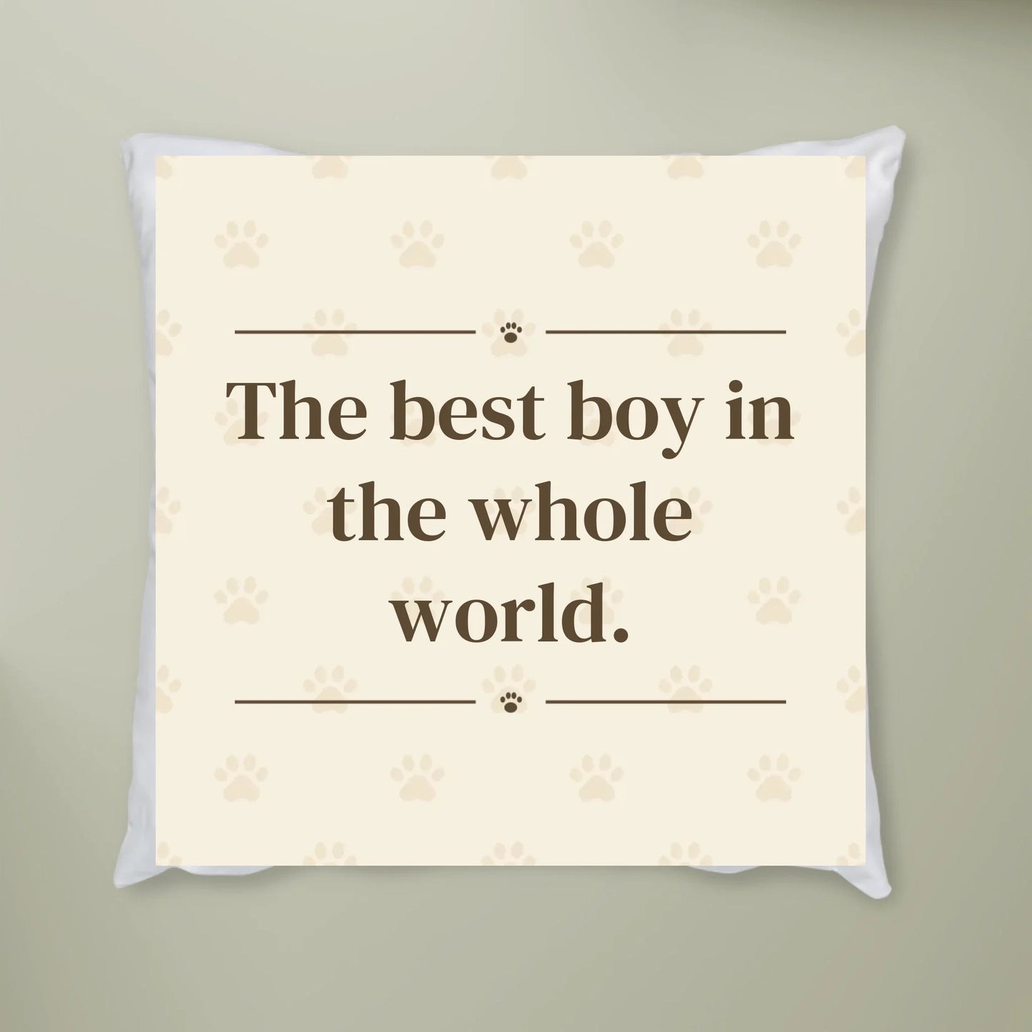 Personalised Watercolour Dog Cushion, Custom Pet Gift