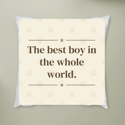 Personalised Watercolour Dog Cushion, Custom Pet Gift