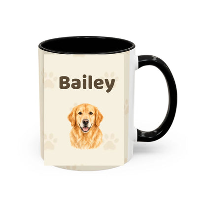 Personalised Watercolour Mug, Custom Pet Gift